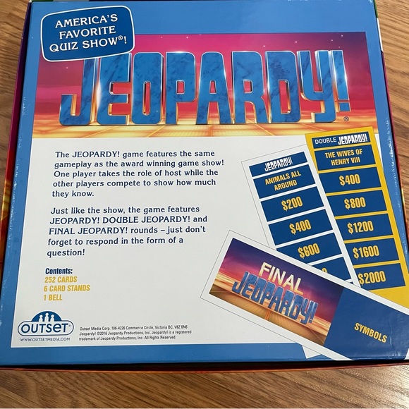 Jeopardy Deluxe Edition Board Game-America's Favorite Quiz Show - Picture 2 of 11